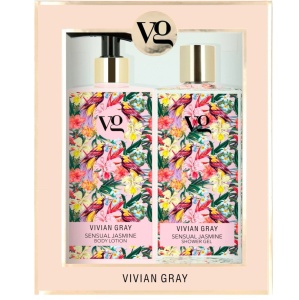 Set cadou Lotiune de corp Vivian Gray Sensual Jasmine 350 ml + Gel de dus Sensual Jasmine, 350 ml