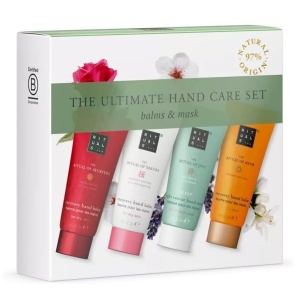 Set de ingrijire maini Rituals The Ultimate Hand Care Collection Mehr, 20ml + Sakura 20ml + Ayurveda 20ml + Jing, 20ml
