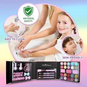 Set de machiaj si accesorii pentru copii - Gama variata de culori si ustensile