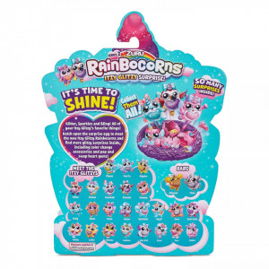Set figurine Rainbocorns - Itsy Glitzy surprise back
