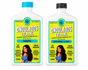 Set Lola Cosmetics Ondulados pentru Păr Ondulat – Șampon 500 ml + Balsam 500 g