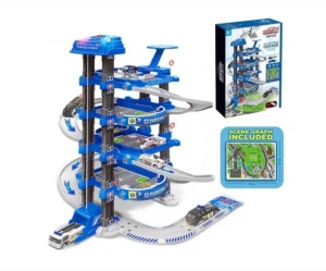 Set parcare pe 5 niveluri cu efecte sonore, 50x8x 37 cm