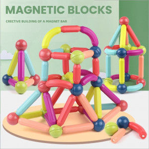 Set pentru construit Magnet Stick 46 piese - Img 4