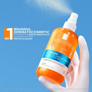 Spray de corp cu protectie solara SPF 30 La Roche-Posay Anthelios UVAIR, 200 ml