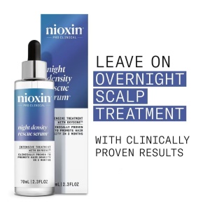 Tratament anticadere intensiv leave-in Nioxin Night Density Rescue Serum pentru cresterea densitatii parului, 70 ml