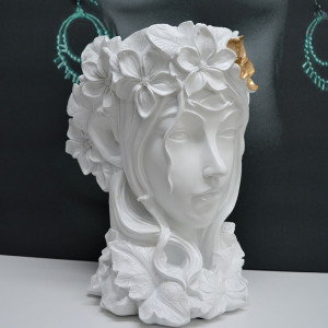 Vaza Venus Flower Lady, white - Img 3