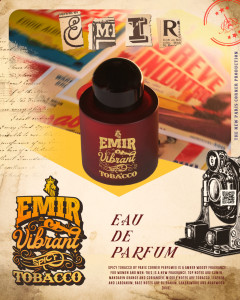 Vibrant Spicy Tobacco Emir Paris Corner, Apa de Parfum, Unisex