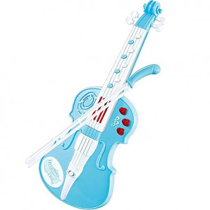Vioara electronica DreamViolin pentru copii, cu lumini si sunete, albastru