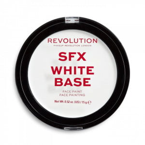 Vopsea de față Makeup Revolution SFX White Cream, 15 g