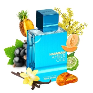 Al Haramain Amber Oud Aqua Dubai Extract de Parfum, Unisex, 100 ml