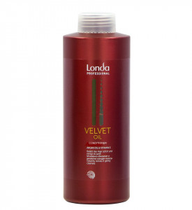 Balsam Londa Professional Velvet Oil cu ulei de argan pentru par stralucitor si hidratat, 1000 ml