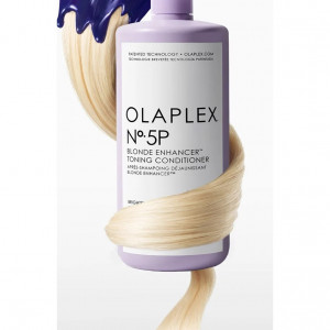 Balsam nuantator pentru parul blond vopsit sau decolorat Blonde Enhancer, NO.5 Olaplex, 250 ml