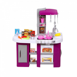 Bucatarie de jucarie Kitchen Talented Chef, 49 accesorii, Mov - Img 2