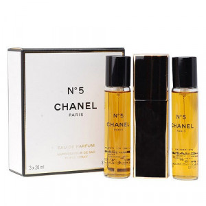 Chanel No 5, Femei, Apa de Parfum, 3 x 20 ml
