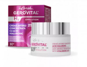 Crema antirid cu Acid Hialuronic 3% Gerovital H3 Evolution