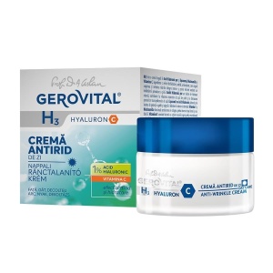 Crema antirid de noapte Gerovital H3 Hyaluron C
