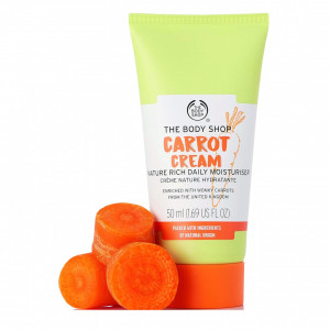 Crema de fata The Body Shop Carrot Cream Nature Rich Daily Moisturiser, 50 ml