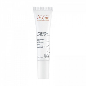 Crema de ochi cu tripla actiune Avene Hyaluron Activ B3, 15 ml