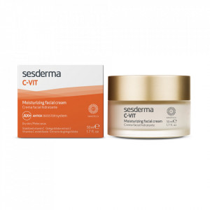 Crema hidratanta pentru ten uscat C-Vit, Sesderma