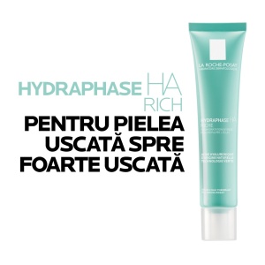 Crema intens hidratanta Hydraphase HA Riche La Roche-Posay, 40 ml