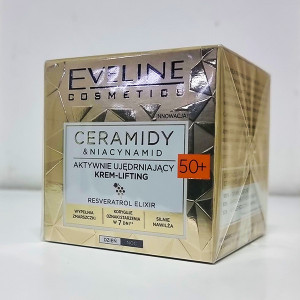 Cremă lifting pentru intinerire Eveline Cosmetics Ceramide si Niacinamide 50 +
