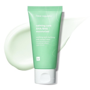 Crema pentru calmarea iritatiilor si uniformizarea texturii pielii Face Republic, Calming Care AHA/BHA Moisturizer, 50 ml