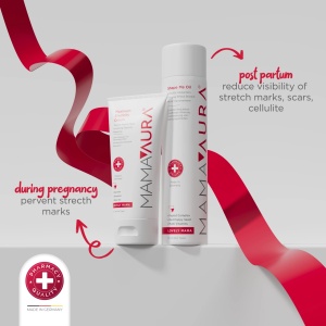 Crema pentru elasticitatea pielii Maximum Elasticity Lovely Mama, 150 ml, Mamaaura