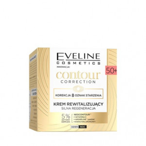 Cremă revitalizantă puternic regeneratoare Contour Correction Eveline Cosmetics 50+ , 50 ml