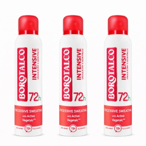 Deodorant spray antiperspirant Intensive, 3 x 150 ml, Borotalco
