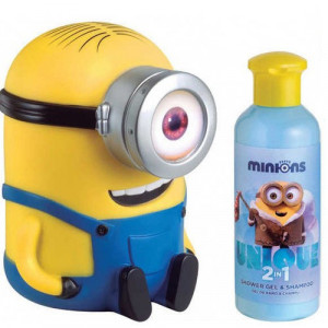 EP Line Minions sampon si gel de dus 200ml + pusculita - Img 2