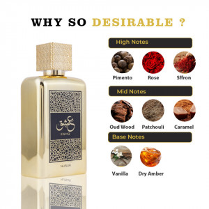 Eshq Nusuk, Apa de Parfum, Unisex, 100ml - Img 3