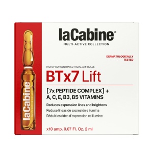 Fiole de fata pentru reducerea ridurilor BTx7 Lift Multi-active, 10 fiole x 2 ml, La Cabine