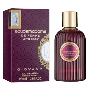 Fragrance World Eaudemadame De Femme Velvet Amber, Apa de Parfum, Femei, 100 ml