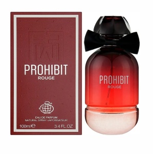 Fragrance World Prohibit Rouge, Apa de Parfum, Femei
