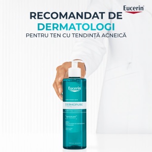 Gel de curatare purifiant cu acid salicilic Dermo Pure, 200 ml, Eucerin