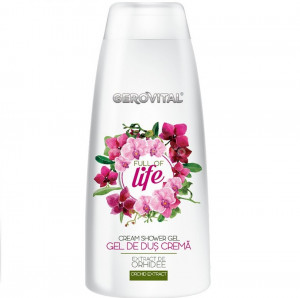 Gel de dus crema cu extract de orhidee Full of Life Gerovital