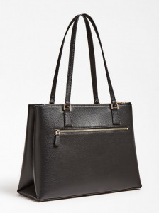 Guess, Geanta de piele ecologica, cu manere si accesoriu model Becca - Img 2