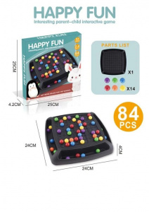Joc de Societate Rainbow Ball Chess Game Board Asociere Culori