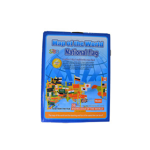 Joc Educational cu Harta Lumii si Steaguri - Img 2