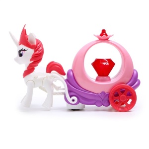 Jucarie interactiva Dream Horse cu Caruta Luminoasa