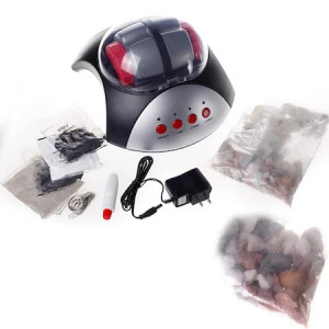 Kit slefuitor de pietre Rock Tumbler Diy cu pudra de slefut