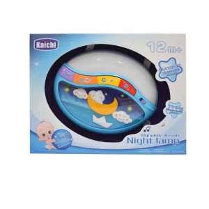 Lampa de veghe Albastra Little Angel cu muzica si lumini relaxante, ambalaj
