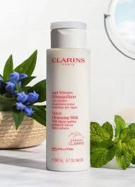 Lapte demachiant Clarins Velvet Cleansing Milk, cu gentiana alpina - Img 4
