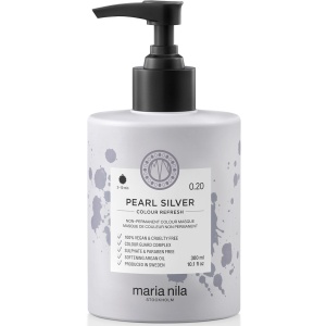 Masca de par nuantatoare Pearl Silver Colour Refresh Maria Nila, 300 ml