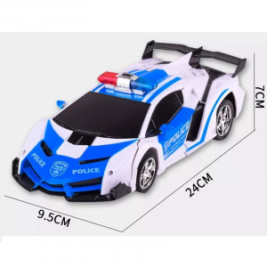Masina TRANSFORMER AUTObot Politie cu Telecomanda - Img 2