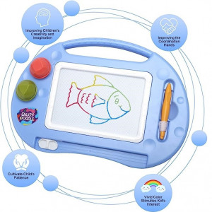Masuta educativa Doodle de desenat, albastru