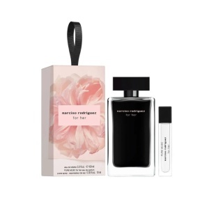 Narciso Rodriguez For Her, Set Femei: Apă de Toaletă 100 ml + PURE MUSC Apă de Parfum 10 ml