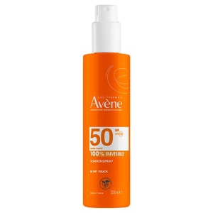 Pachet Avène – Spray protectie solara SPF 50+ 400 ml + Spray protectie solara 100% invizibil SPF 50 200 ml + Lotiune after sun, 400 ml