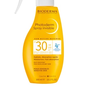 Pachet Bioderma Photoderm – Spray SPF 30 300 ml + Crema after-sun 200 ml + Fluid mineral SPF 50+ 75 g.