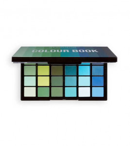 Paleta farduri de pleoape Makeup Revolution London, Color Book, CB05, 1